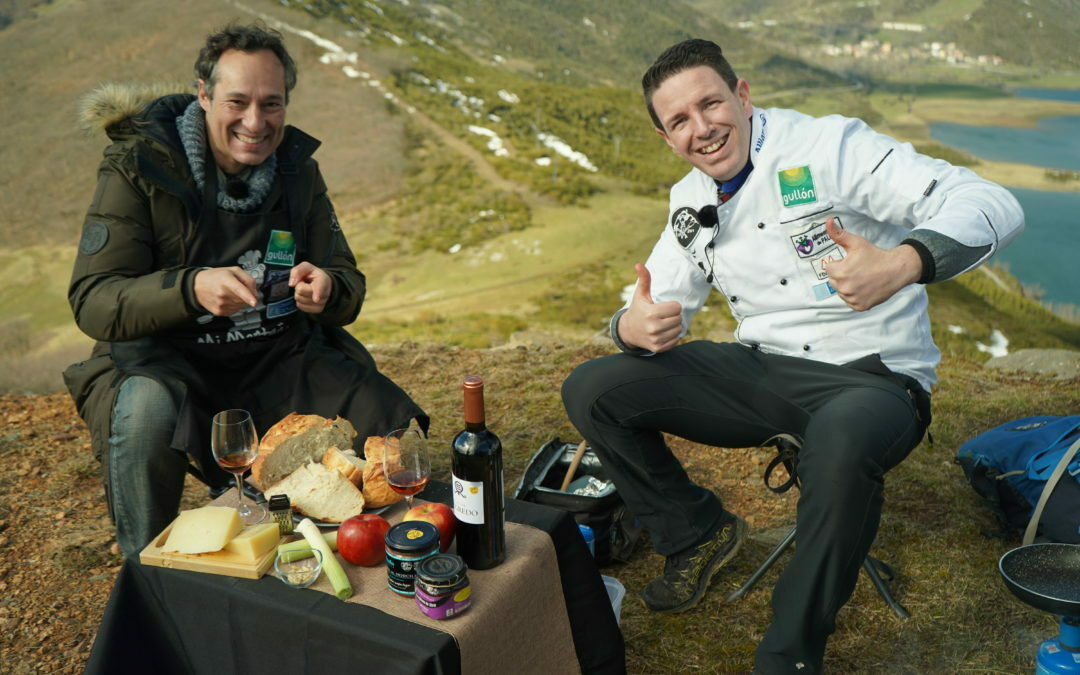 Santi Sánchez en el Cerro Coriscao